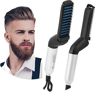 Hair & Beard Straightner Brush -- Multifunctional Hair Comb