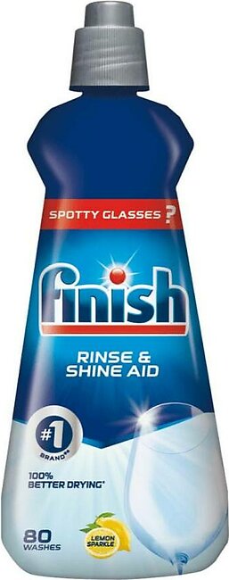Finish Rinse Aid Shine & Dry Lemon Dishwashing Liquid 400ml