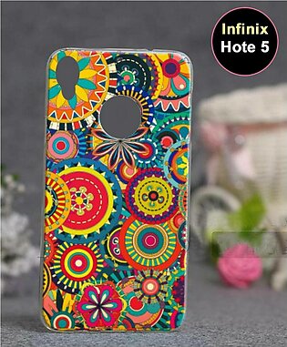 Infinix X559c Back Cover - Floral Cover