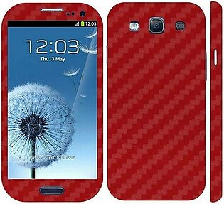 Samsung Galaxy S3 Neo Red Carbon Fiber Texture Mobile Skin