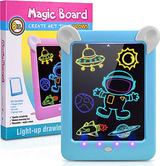 Magic Pad, Drawing Pad, Sketch Pad, Writing Pad For Kids. Create Art That Glows, Painting And Learning Tablet For Kids