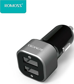 ROMOSS AM12 Rocket Dual Port USB Car Charger Phone Universal