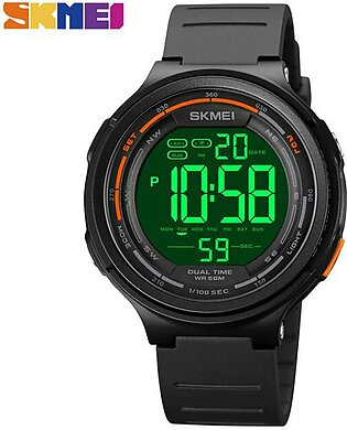 SKMEI 1841 Sport Running Waterproof Digital Watch Silicone Strap Watch - 1841