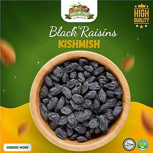 Raisins / Kismis Seedless,Kishmish Meva 250gm Pack, Black Raisins (Black Kishmish) Seedless/Seeds