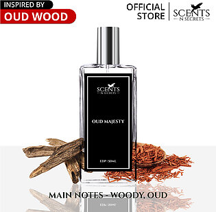 Oud Majesty - (Inspired By Tom Ford Oud Wood) - For Unisex - EDP (Spray Perfume) - 50ml