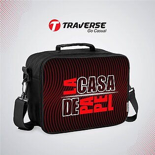 Traverse Money Heist Lunch Box For Kids (digitally Printed On Cloth) By (code: T822lunchbox)
