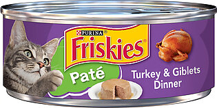 Friskies Pate With Turkey & Giblets Adult And Kittens Wet Cat Food - 156gm