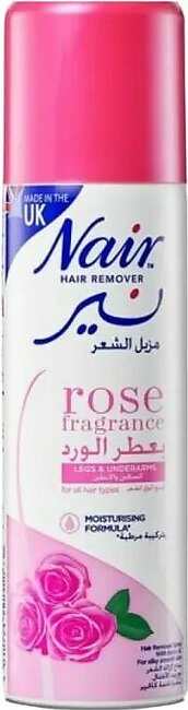 Nair Hair Removal Spray Men And Women With Baby Oil For Rose Fragrance