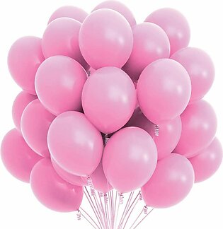 Pack Of 10 Pink Balloons, For Birthday, Events, Party, Decorations, Anniversary