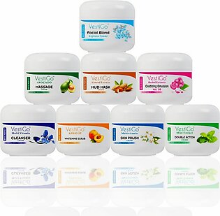 Vestigo Facial Kit Trial Pack Best Quality - Herbal Organic Facial