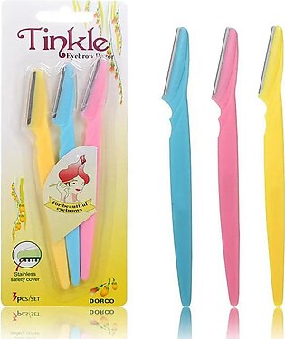 Pack Of 3 - Tinkle Eyebrow Razor Easily Remove Hairs, Facial Hair Remover, Tinkle Razor For Women