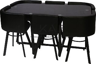 Space Saving Dining table Full Black 36*54 – 6 Person