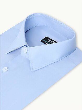 Edenrobe Men's Light Blue Shirt Plain - Emtsb22-136