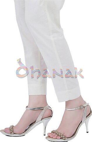 DHANAK - Trousers for Women in Cotton (S-XXL) - BTL01 - Black, White, Beige, Red, Ivory, Teal, Royal Blue