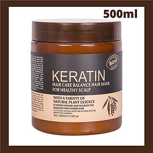 Brazil Nut Keratin Hair Care Balance Keratin Hair Mask & Hair Treatment for Healthy Scalp 500 ml