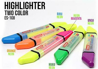 Highlighter (dual Sided Highlighter Pen In Different Colors Pack Of 4)
