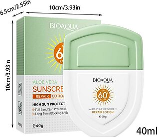Bioaqua Aloe Vera Spf 60+ Sunscreen Skin Repair Lotion High Sun Protection 40g Bqy00607