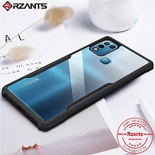 For Infinix Hot 10 Play / Infinix Hot 11 Play Case Transparent Clear protection Soft Frame Hard Armor Back Cover