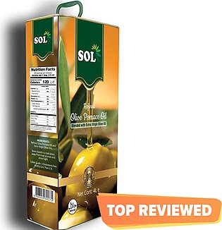 Sol Olive Pomace Oil 4 Ltr Tin