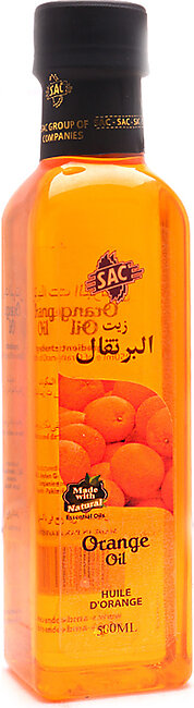 Orange Oil - 500 Ml Herbal Oil For Skin, Health And Aromatherapy - Sac
