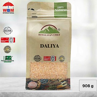 Himalayan Chef Daliya(Wheat) ,Stand-up Bag w/ Window- 908g