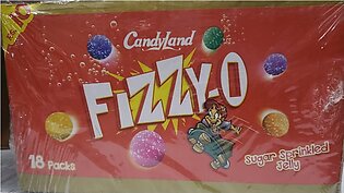 Candyland Fizzy-o Jelly Sugar Sprinkled Jelly (18 Pcs Box)