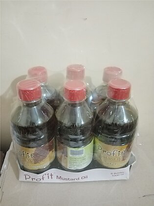 Profit Mustard Oil 1 Ltr (6 Bottles Pack)