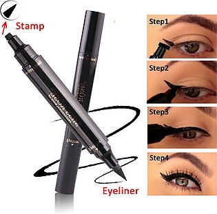 MISS ROSE Makeup Liquid Eyeliner Pencil Quick Dry Waterproof Eye Liner Black Color With Stamp Beauty Eye Pencil