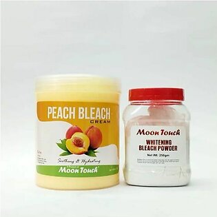 Peach Bleach Cream With Powder | Moon Touch
