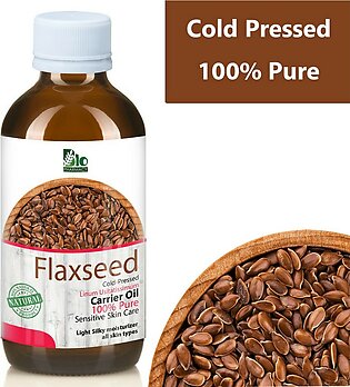 Bio Shop™ Flaxseed Oil (edible) Flax Seed Oil Alsi Seed Carrier Oil Cold-pressed - 100% Pure & Organic - (unrefined)