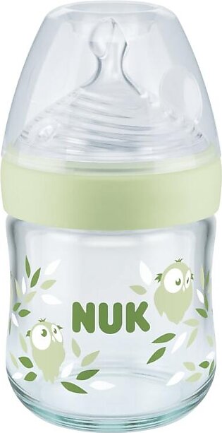 Nuk Baby Feeder Glass Bottle With Nature Sense Temperature Control 120 Ml