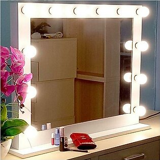Hollywood Vanity Lights Decorative Lights Makeup Lights Cosmetic Lights Indoor Lights Mirror Lights Dressing Table Lights Dimmable Wall Lamp 10 Bulbs Kit for Dressing Table Makeup Mirror Light Bulb Battery Powered Light Multi color mirror light