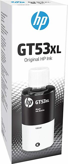 Hp Gt53xl 135ml Black Original Ink Bottle