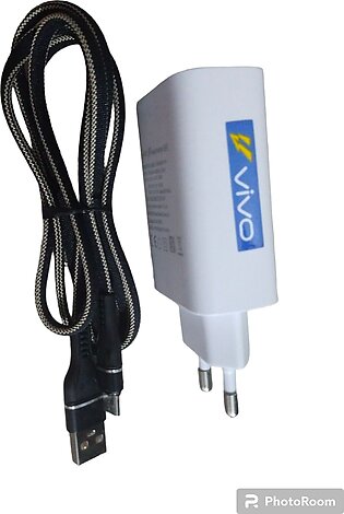 Vivo Best Mobile Fast Charger 66w With Data Cable