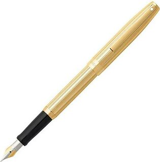 Sheaffer Sagaris 9474 Fluted Gold Tone GT Fountain Pen