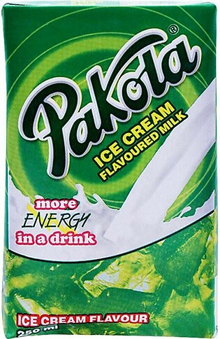 Pakola Ice Cream Flavored Milk 250ml, 12 Pieces