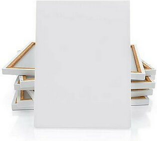 Blank Canvas Board - 12 X 18 - Pack Of 3 - Good For Acrylic & Oil Paints