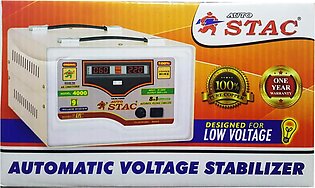 Auto Stac Voltage Stabilizer 4000 Watts 80 To 250 100% Copper Wire