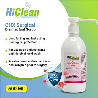 Hiclean Chx Surgical Disinfectant Scrub - 500ml
