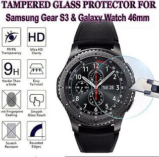2.5d High Quality Tampered Glass Protector For Samsung Gear S3 Frontier, Gear S3 Classic And Galaxy Watch 46mm (glass Size 33mm)