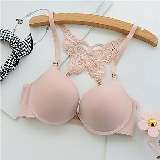 Bindas Secret Butterfly Y-line Adjustable Straps Front Open Push Up And Padded Bra. Bra For Girls