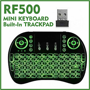 Wireless Keyboard For Android TV Box / Smart TV / PC - Lighting Mini Key Board with Trackpad