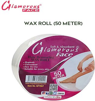 Glamorous Face 50 Meter Wax Strip Roll, Professional Wax Roll For Removing Wax.