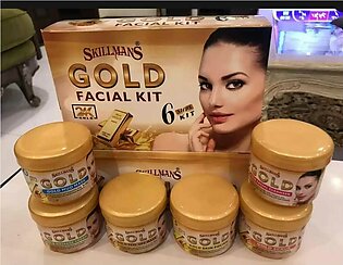 24k Gold Facial Kit - 6 Step Jar