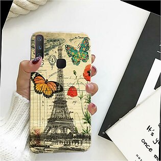 Vivo Y15 Back Cover Case -  Eiffal Tower Cover
