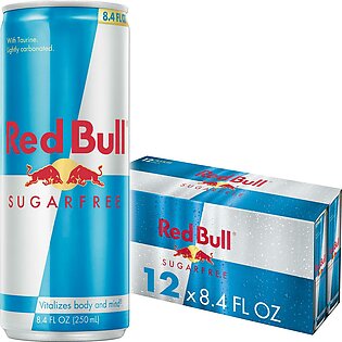Red Bull Sugar Free  Energy  Drinks Pack Of 4 Pcs