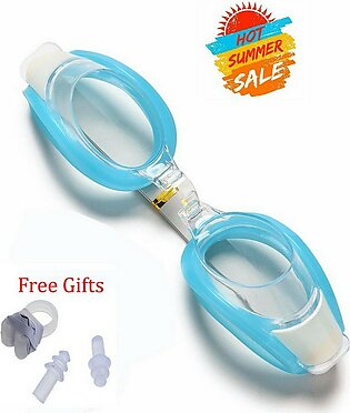 Children Kids Adjustable Swimming Glasses Swim Eye Glasses With Nose Plug Set