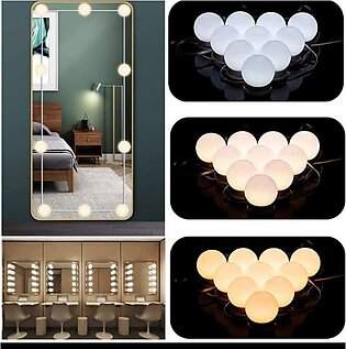 3 Modes Colors Makeup Mirror Light Led Touch Dimming Vanity Dressing Table Lamp Bulb Usb 12v Hollywood Make Up Mirror Wall Lamp