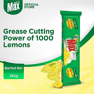 Lemon Max Dishwash Long Bar 265g
