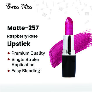 Swiss Miss Lipstick Raspberry Rose (MATTE-257)